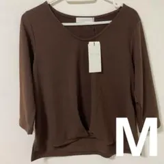 ♥️新品♥️セシルマクビー シンプルトップス長袖 ブラウンM