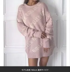 ダーリッチ♡ 新作　darlingレタリングオーバーニット オーバーロゴニット Darich ダーリッチ - メルカリ