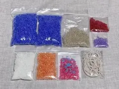 ハンドメイド　手芸　ビーズ　丸小　パール　アクリルビーズ　ソロバン型