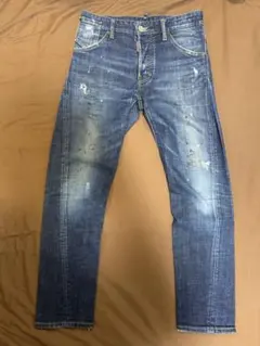 DSQUARED² SEXY TWISTダメージ加工 スリムフィットデニム 44