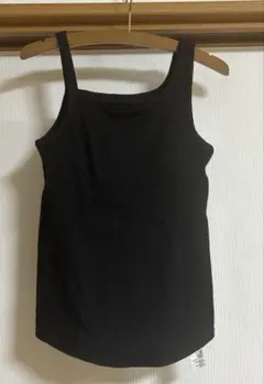 サマンサモスモス カップ付き　タンクトップ　アシンメトリー　黒のサムネイル
