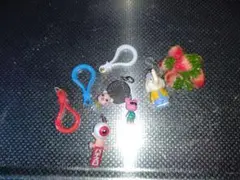 キャラクター型ストラップ7個セット