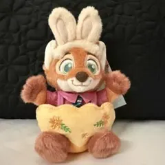 上海ディズニー イースター ズードピア ニックぬいぐるみキーチェーン