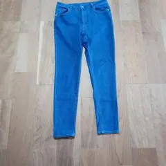 GU スキニーデニム 青