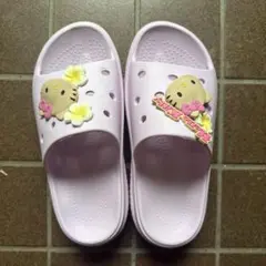 サンリオキャラクターズ花飾り付き厚底ヒールサンダル　日焼けキティ　キティちゃんのサムネイル