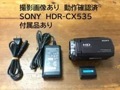 美品 撮影画像あり　SONY　HDR-CX535　付属品ありのサムネイル