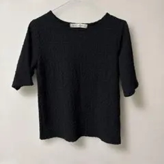 nano universe ブラック 半袖トップス フリーサイズ