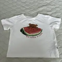 gelato pique ベビーTシャツ スイカベア XXS(90-100cm)のサムネイル