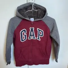 GAP パーカー サイズS 赤/グレー