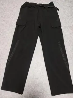 グラミチ カーゴパンツ ストレッチ フリース 黒 S 撥水 防風 アウトドア