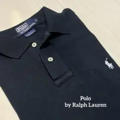 RALPH LAUREN ボーイズポロシャツXLサイズ。夏用ポリエステル素材。黒