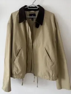 H&M コーデュロイ襟 ブルゾン ベージュ S