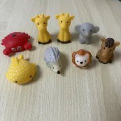 動物ミニチュアセット 8体 玩具 音鳴るおもちゃ アニマル ごっこ遊び