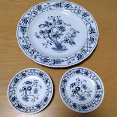 NIKKO ニッコー ダブルフェニックス 葡萄 中皿23cm 3枚セット 廃盤