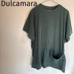 Dulcamara グリーンTシャツ　半袖　緑　きれいめ