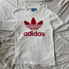 希少/復刻】 adidas ACミラン トレフォイル Tシャツ 白 赤 黒 - メルカリ