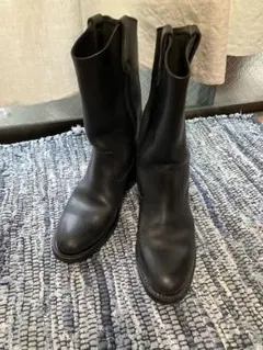 【値下げ⭐︎美品】HYKE ワークブーツ ブラック
