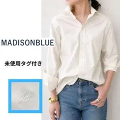 HPS別注】MADISONBLUE ラウンドカラーフリルシャツ白 - メルカリ