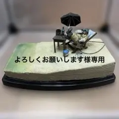 ジブリ　紅の豚 アジトのポルコ　ヴィネット塗装済み完成品　クリアケース入り 紅の豚』