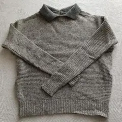 襟付きニット 長袖