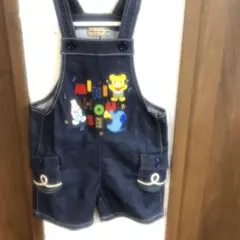 MIKI HOUSE デニムオーバーオール M 80〜90 定価27500円