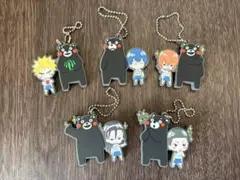 【中古】弱虫ペダル×くまモン 箱学セット 箱根学園【ラバーキーホルダー】