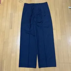 80s イタリア製 エンポリオアルマーニ ワイドスラックス ストライプ