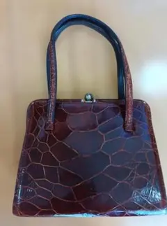 亀皮 昭和レトロ ハンドバック タートル Turtle Skin