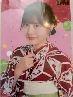 FRUITS ZIPPER 月足天音　浴衣すきくじ　クリアポスター