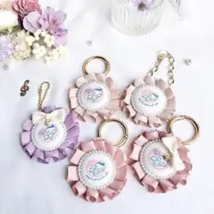 くすみカラー　マタニティマーク　マタニティロゼット　マタニティキーホルダー