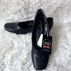 【新品】24.5cm ハイヒール パンプス 黒 Romeo Valentino