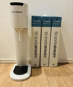SodaStream 炭酸水メーカー 本体 ホワイト GENESIS - メルカリ