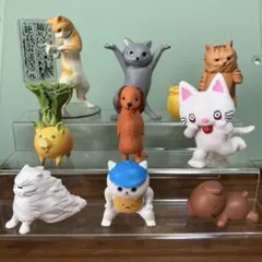 カプセルトイ　フィギュア　まとめ売り9点セット　猫多め