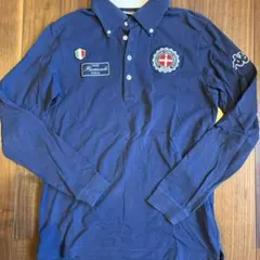 Kappa 長袖ポロシャツ ネイビー トリノ・ピエモンテ