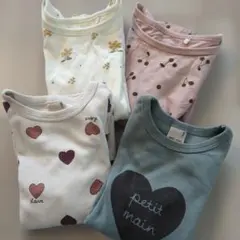 petit main 他.長袖カットソー 100cm 4枚セット♪
