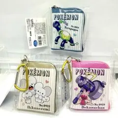 ポケモン　L字ミニミニポーチ カラビナ付　テラパゴス　イッカネズミ　デカヌチャン