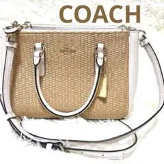【美品】コーチ　かごバッグ　ハンドバッグ　レザー　蝶 2025年最新】COACH レディース かごバッグの人気アイテム - メルカリ