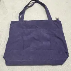 紫 トートバッグ