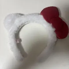 ハローキティ カチューシャ 白赤