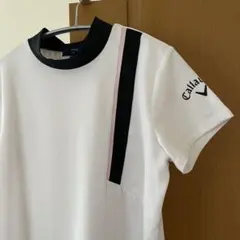 キャロウェイレディース　半袖モックネックシャツ S