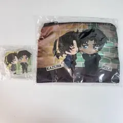 名探偵コナン 服部平次 遠山和葉 アクリルスタンド ポーチコレクション