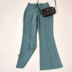 GRL◇センタープレスフレアパンツ Y２K 平成レトロ M (k8360t)