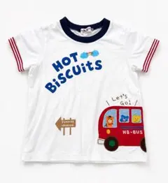 HOT BISCUITS ミキハウス 半袖Tシャツ バスモチーフのサムネイル