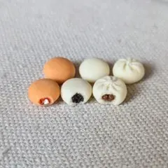 ミニチュアフード　中華まんセット　肉まん　あんまん　ピザまん