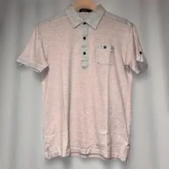 BURBERRY BLACK LABEL ポロシャツ ピンク グレー サイズ2のサムネイル