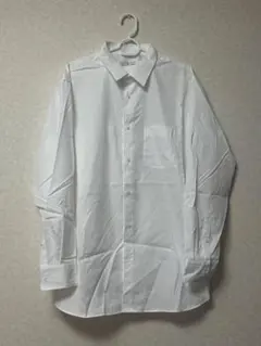 UNIQLO ブロードシャツ +J ホワイト 長袖シャツ Lのサムネイル