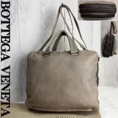 人気♡A4可♡ボッテガヴェネタ イントレチャート レザー 2way バッグ