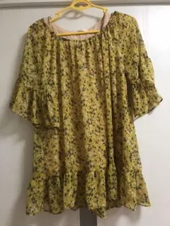 【値下げ】ワンピース チュニック＋タンクトップインナー　2点セット