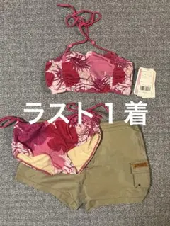 ピンク花柄ビキニセット 9M