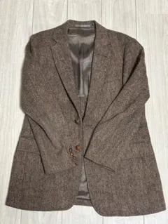 Harris tweed 80s テーラードジャケット ハリスツイードのサムネイル